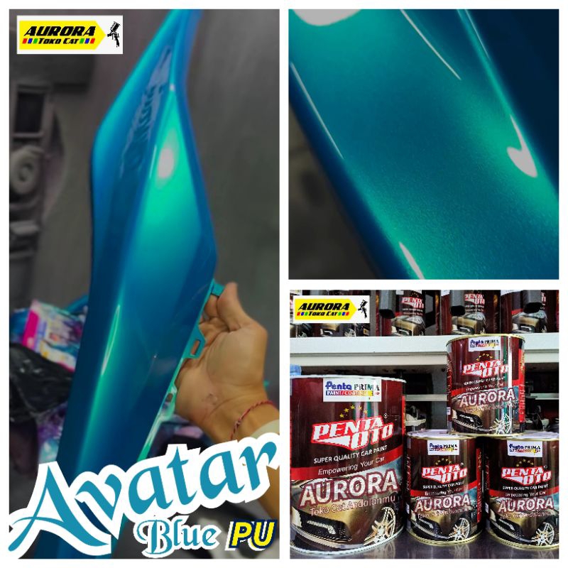 Cat PU Biru Metalik Avatar Blue Penta Oto