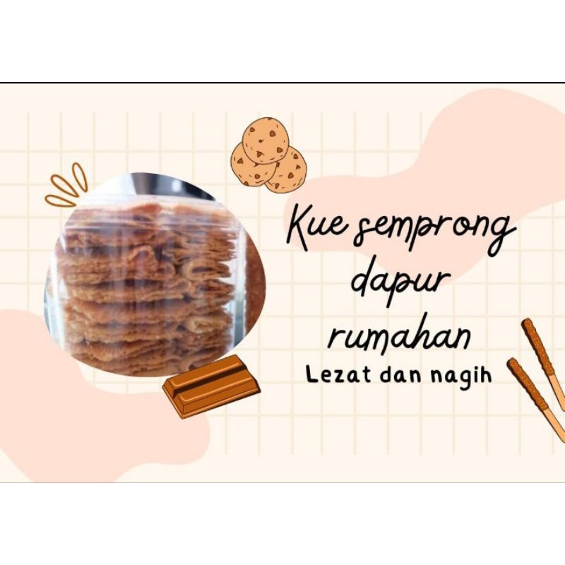 

KUE SEMPRONG JADUL DAPUR RUMAHAN/500gr