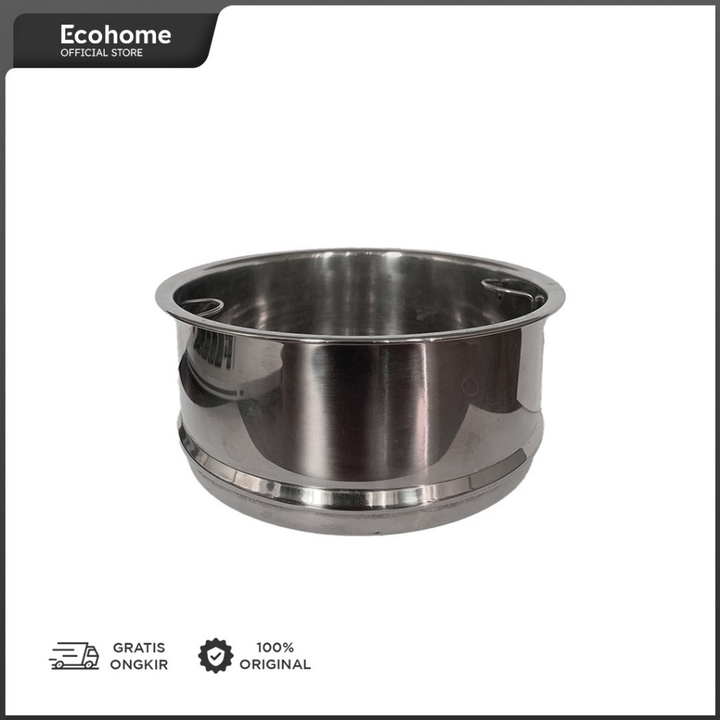 ECOHOME ACCECORIES - Panci Stainless Pot Rice Cooker Low Carbo ELS888 dan ELS777 Easy Clean