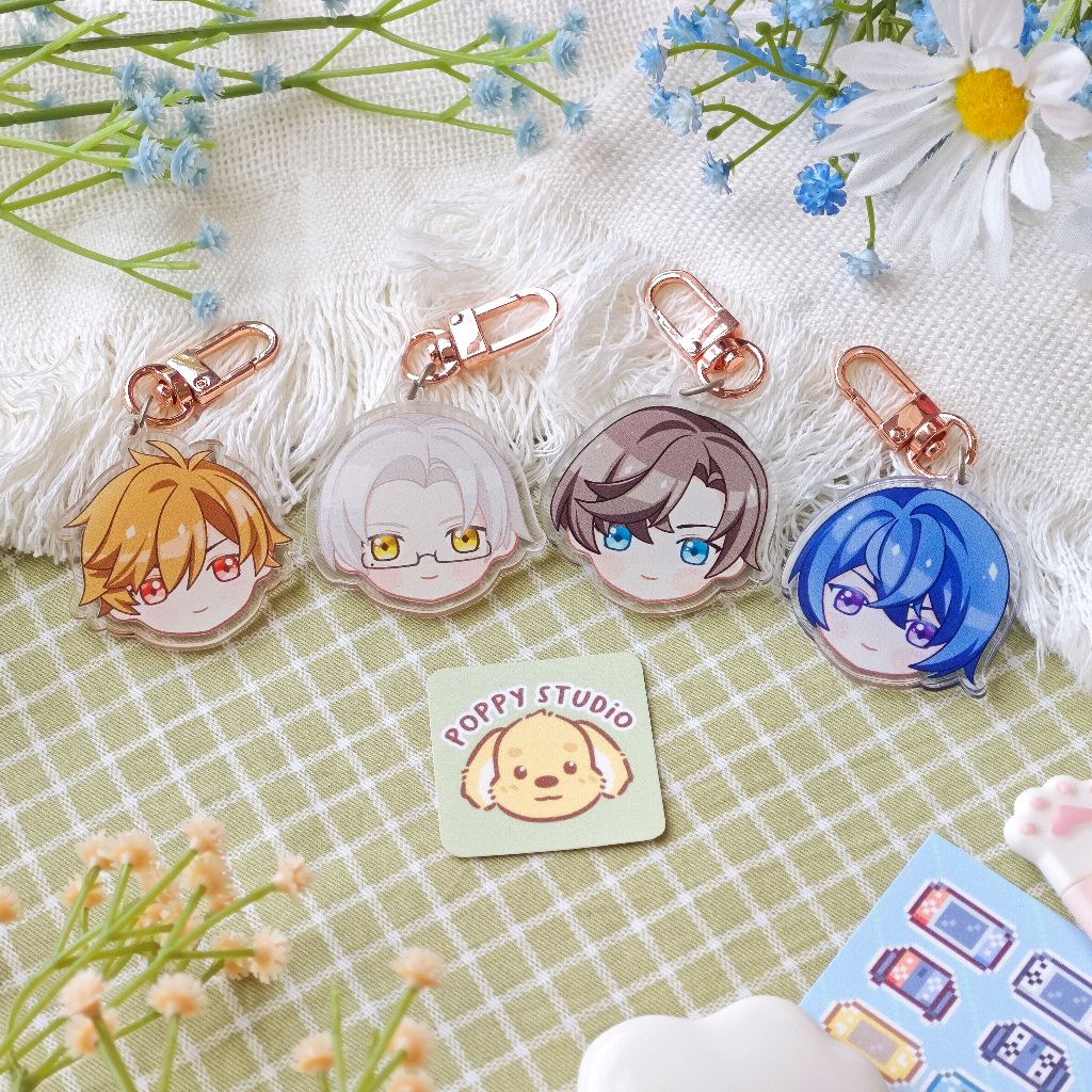 Tears of Themis Keychain | Gantungan Kunci | Luke Artem Vyn Marius