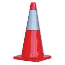 CONE KARET/TRAFFIC CONE/ KERUCUT LALU LINTAS