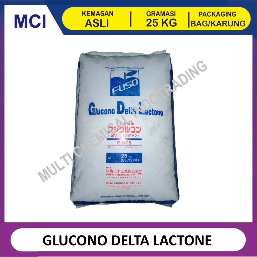 

(KHUSUS GOSEND/INSTANT) GLUCONO DELTA LACTONE / GDL ex. JAPAN FOOD GRADE - 1 BAG 25 KG