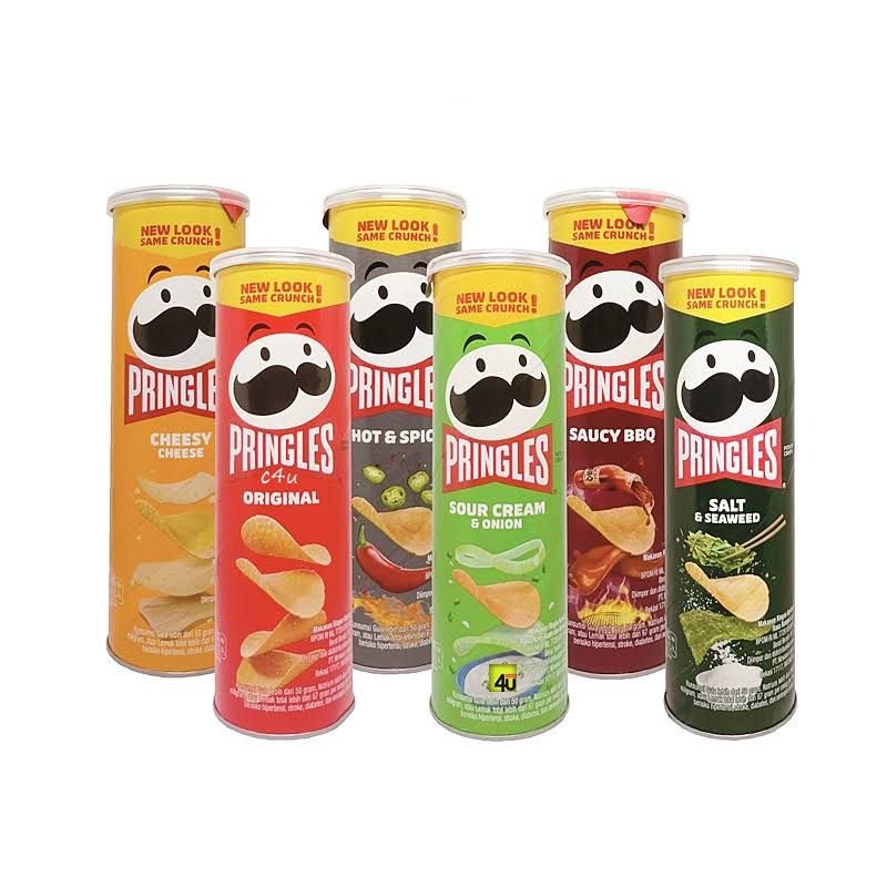 

Pringles Snack Potato 102Gr / Keripik Kentang 102 Gram