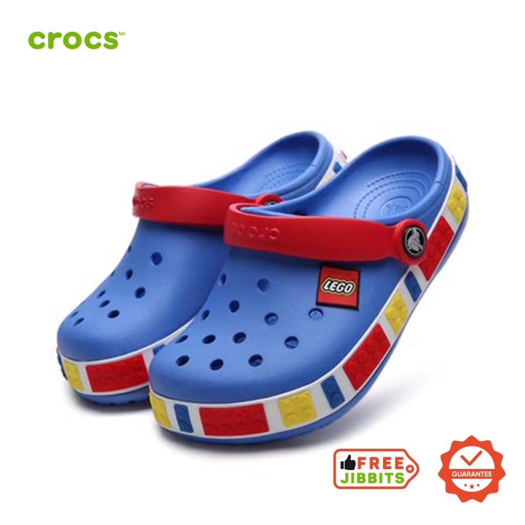 [ORIGINAL] Sandal Crocs Anak Crocs Lego Kids Biru - CM