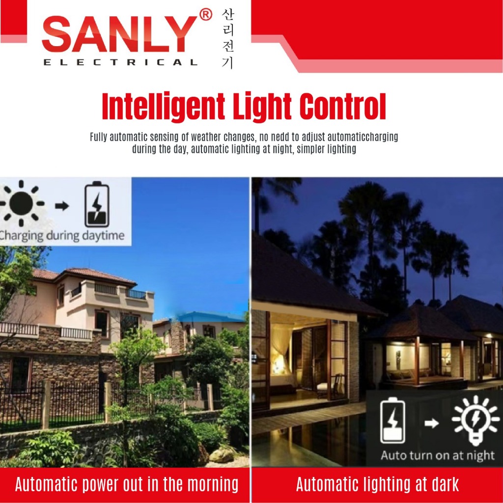 RB [ *Garansi 5 Tahun* ]Lampu Tenaga Surya Solar Cell Solar Panel Waterproof