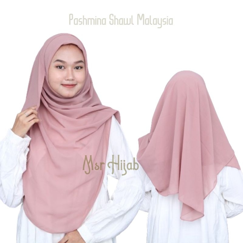 Pashmina Shwal malaysian bawal /jilbab Shwal ala malaysia