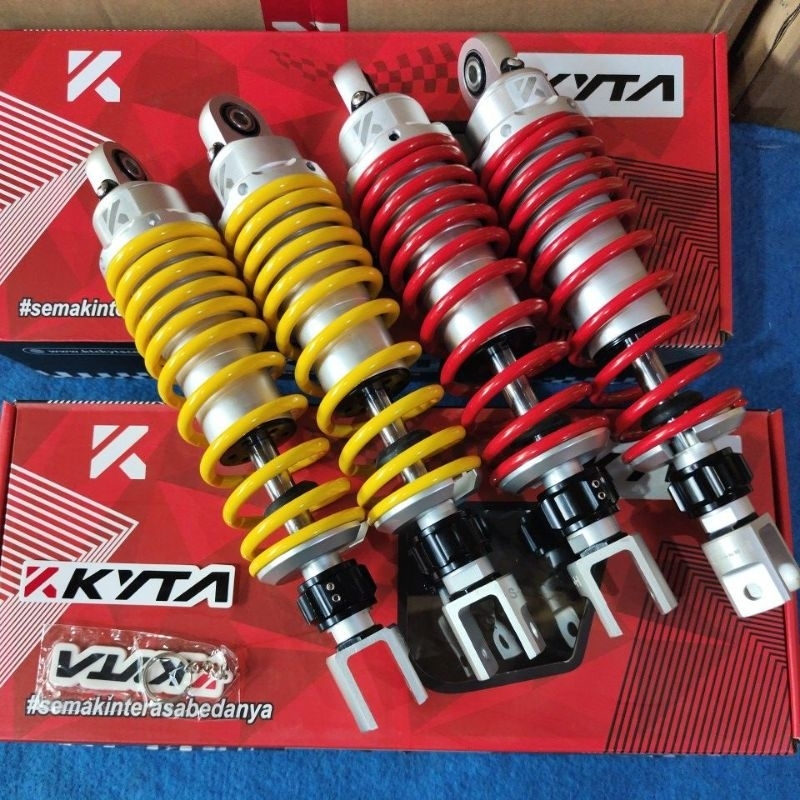 shock shockbreker ktc kytaco brands udah Transformer ke logo K KYTA for aerox155 nmax new Nouvo set 
