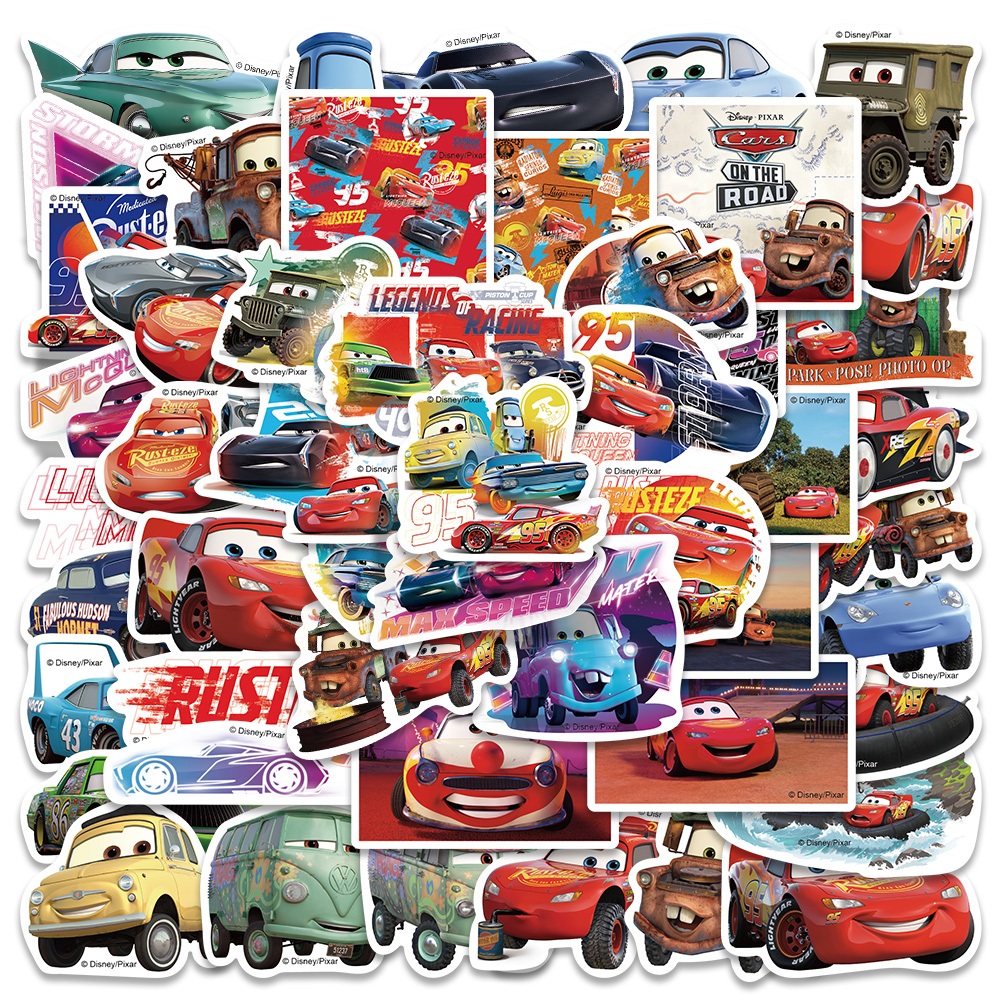 

Lucu Disney Cars Stiker Kartun Aesthetic Stiker Anti Air Stikers Berperekat Waterproof sticker decal buat Motor Helm Buku Journal Koper Casing HP Laptop Botol Minum Hadiah anak