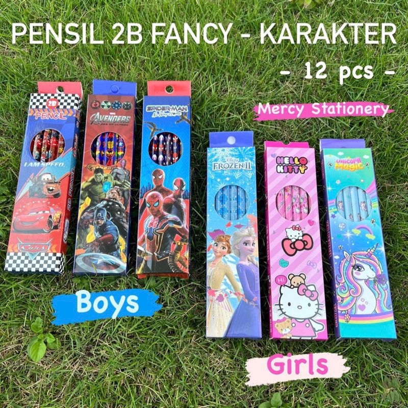 

pensil 2b disney kayu karakter harga 1 pack