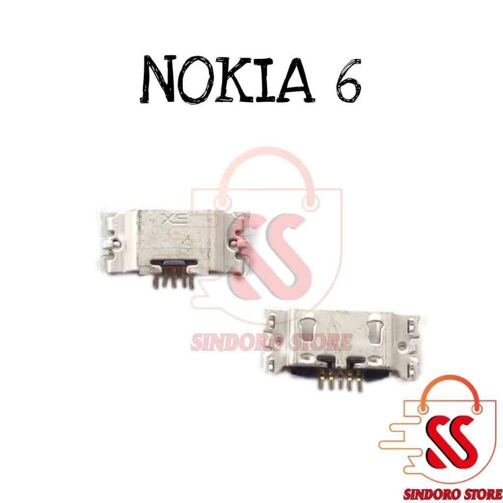 Konektor Charger Nokia 6 Plus Usb Cas Plug In Con Tc Only