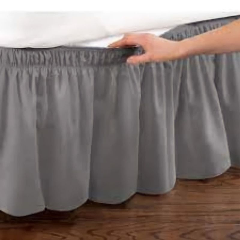 BED SKIRT POLOS RUMBAI PENUTUP KOLONG KASUR