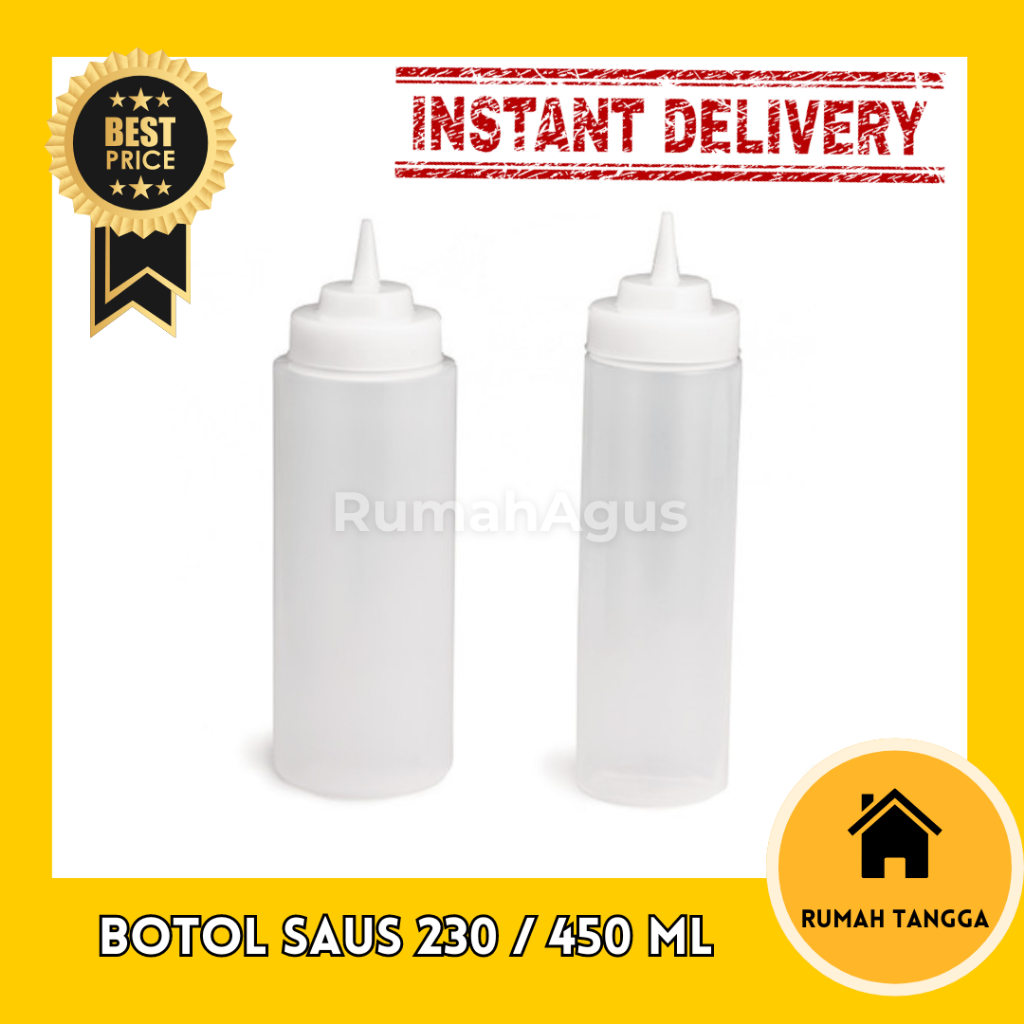 Botol Saos / Botol Kecap / Botol Bumbu / Botol Minyak / Botol Plastik Dapur Serbaguna