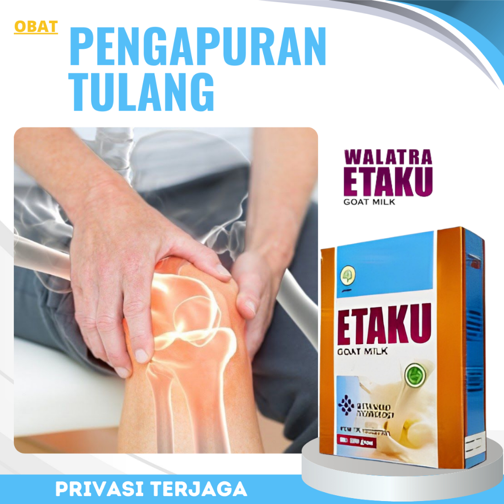 

Susu Pengapuran Tulang, Obat Lutut Kaku, Susu Penguat Tulang, Susu Penambah Kalsium Tulang, Obat Radang Sendi, Susu Pelengkap Nutrisi Tulang Dan Sendi Anak Hingga lansia, Susu Pengapuran Tulang, Patah Tulang, Osteoporosis - Walatara Susu Etaku