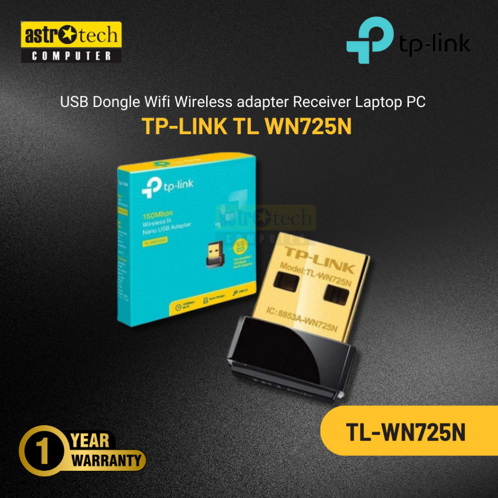 USB Dongle Wifi Wireless adapter TP Link TL WN725N Receiver Laptop PC
