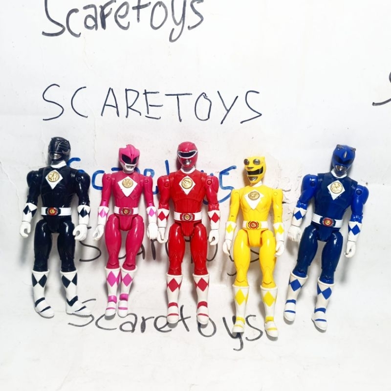 Power Rangers mighty morphin power rangers the movie 2014 set sentai zyuranger