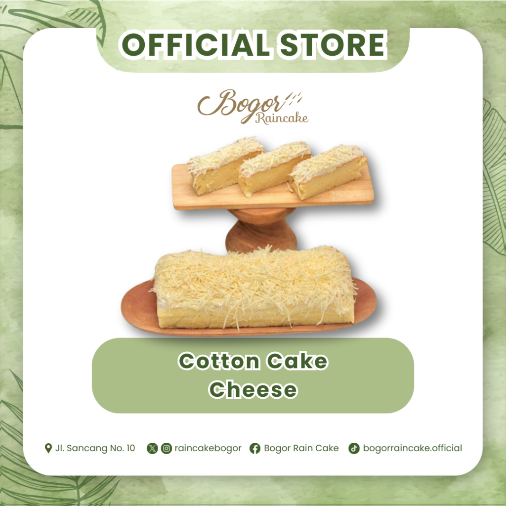 

Cotton Cake Cheese | Cheese Cake Lembut dari Bogor Raincake