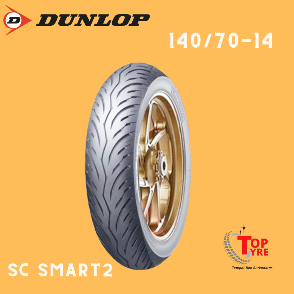 BAN DUNLOP RING 14 140/70-14 SC SMART2 BAN MOTOR  XMAX,AEROX