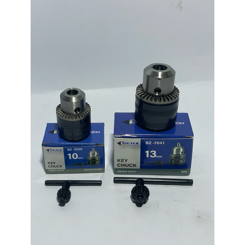 kepala bor DRAT 10mm benzwerkz / kepala bor DRAT 13mm benzwerkz / drill chuck 10mm / drill chuck 13m