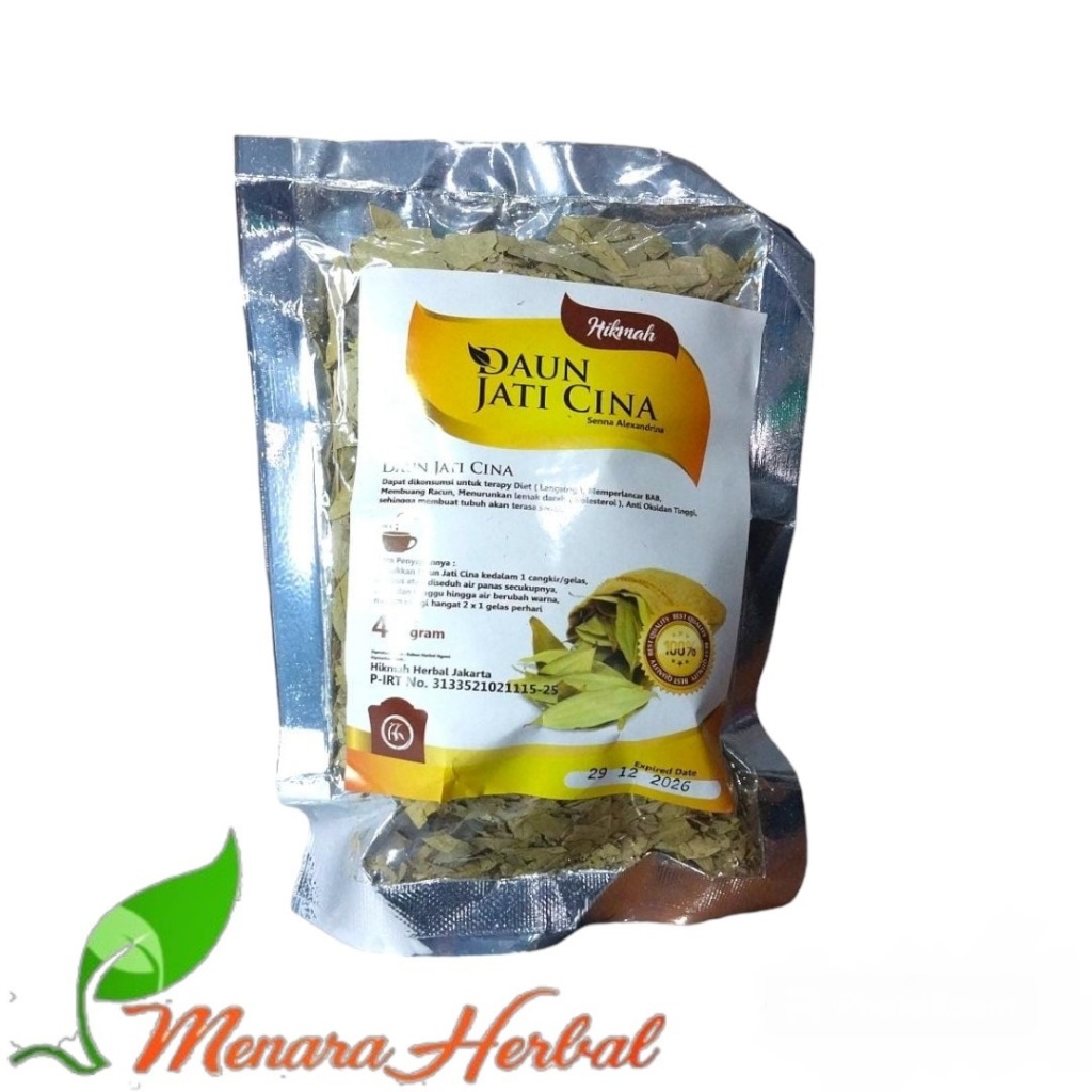 

Teh Curah Daun Jati Cina Hikmah Isi 40gr Original I Teh Herbal Diet