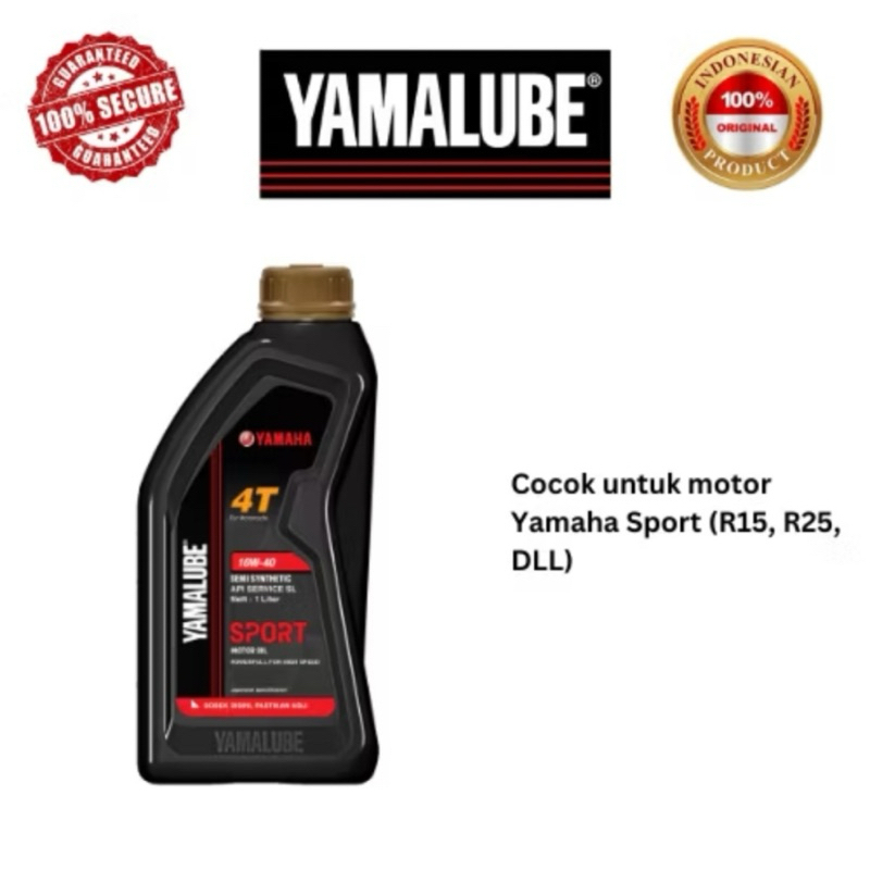 Oli Mesin Motor Yamalube Sport 1 Liter Oli Motor Yamaha Vixion Byson Oli Yamalube Yamahalube Sport 1