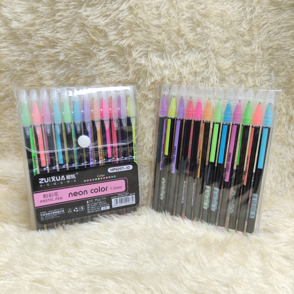 

PASTEL PEN NEON ZUIXUA 12 COLORS