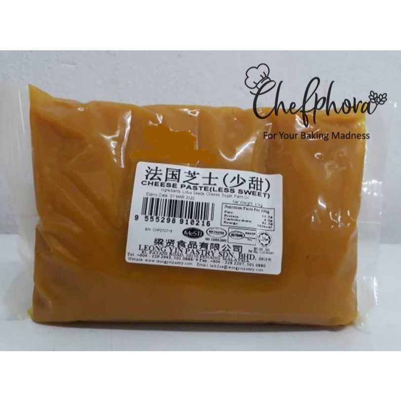 Isian Mooncake Kue Bulan Cheese Lotus Less Sweet Keju Lien Yong Malaysia 1KG LEONG YIN