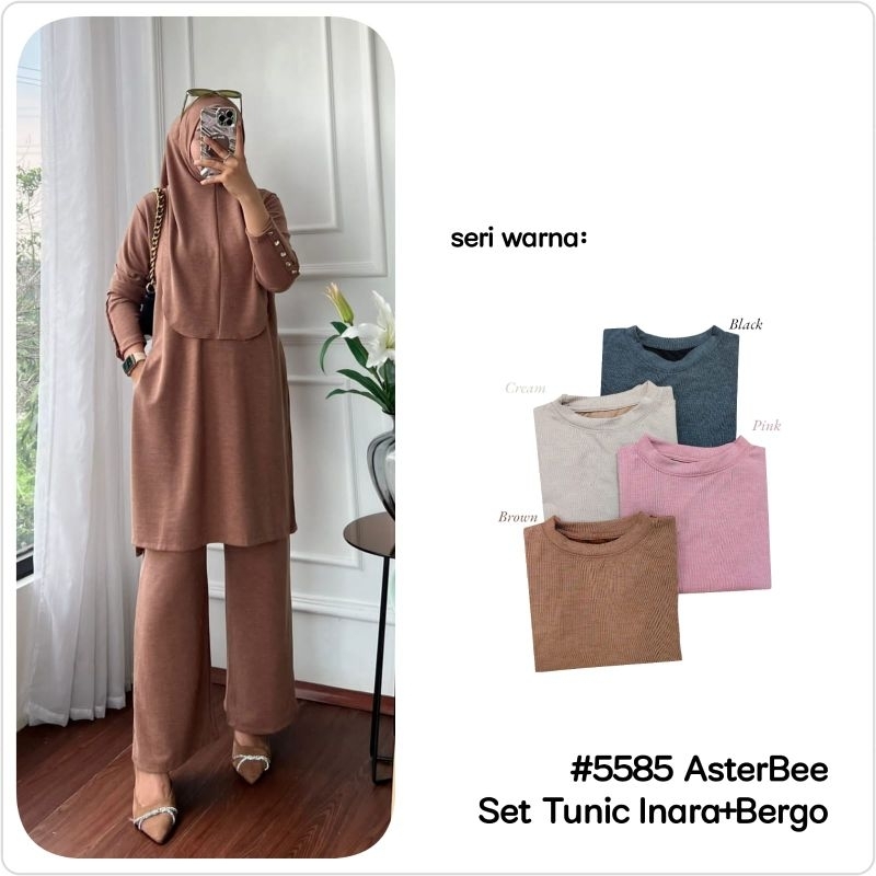 SET TUNIK INARA BUSUI + BERGO CLARKE