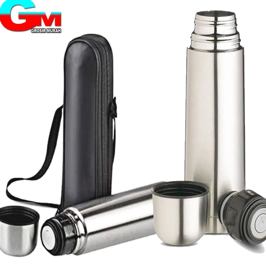Grosir Termos Air Panas Dingin Vacum 1ml  Termos Vacuum Flask 1ML  botol shaker termos barista kopi 