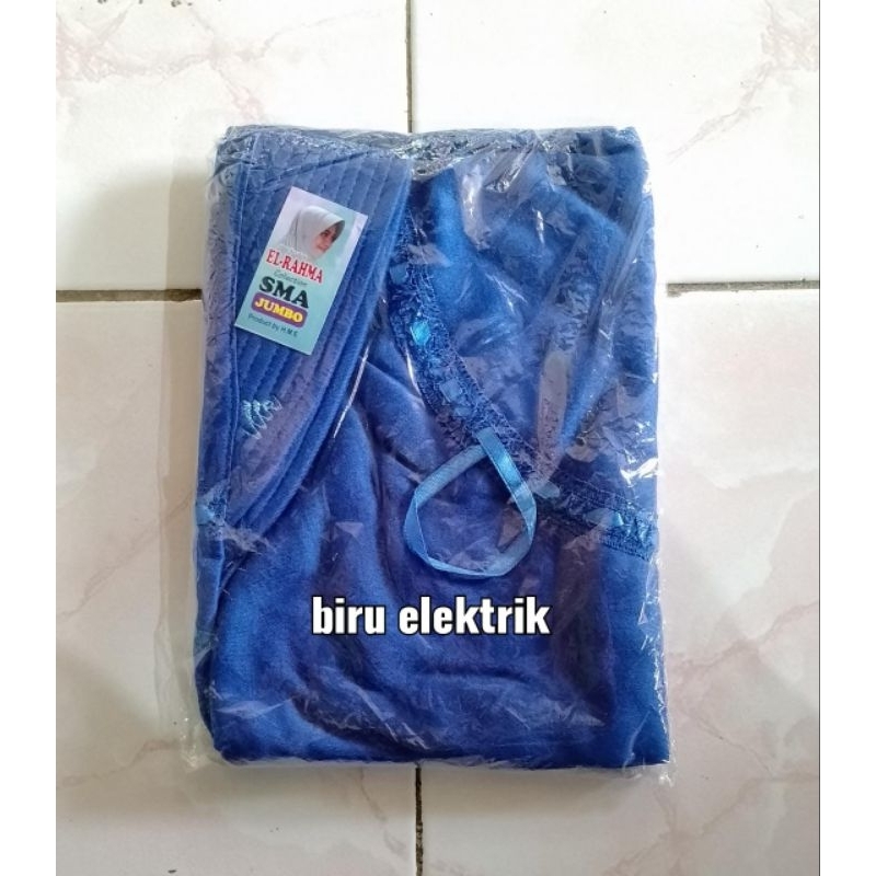 Jilbab anak sekolah jilbab robbani kw anak sekolah Paud TK SD SMP SMA dewasa warna biru elektrik bir