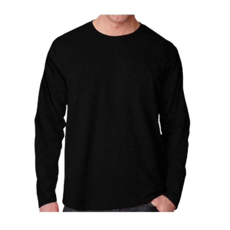 Kaos Polos Lengan Panjang Cowok dan Cewek Leher O-Neck 30s