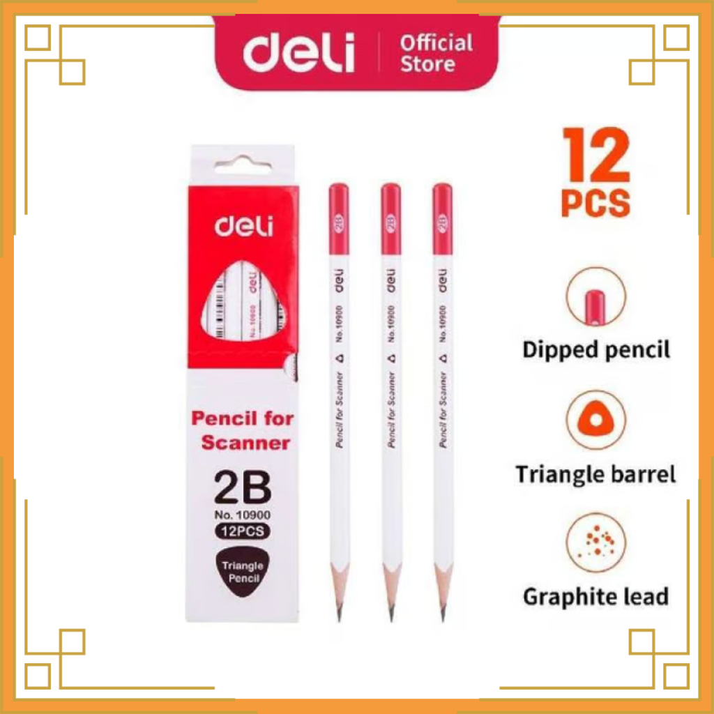 

DELI Pensil for scanner 2B 10900 (12pcs)