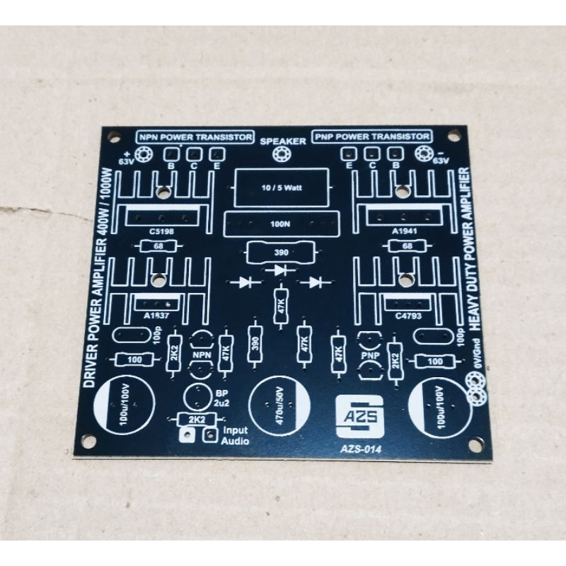 PCB Driver Power Amplifier Power DTK 400W - 1000W 2 Tingkat Simetris.