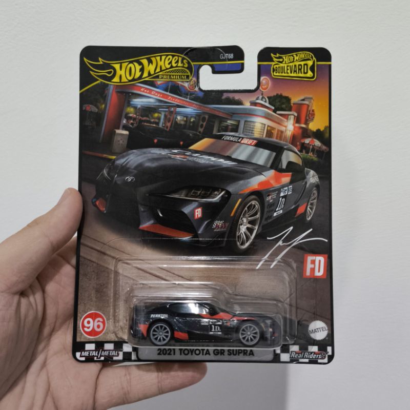 HOT WHEELS 2021 TOYOTA GR SUPRA BLACK BOULEVARD PREMIUM