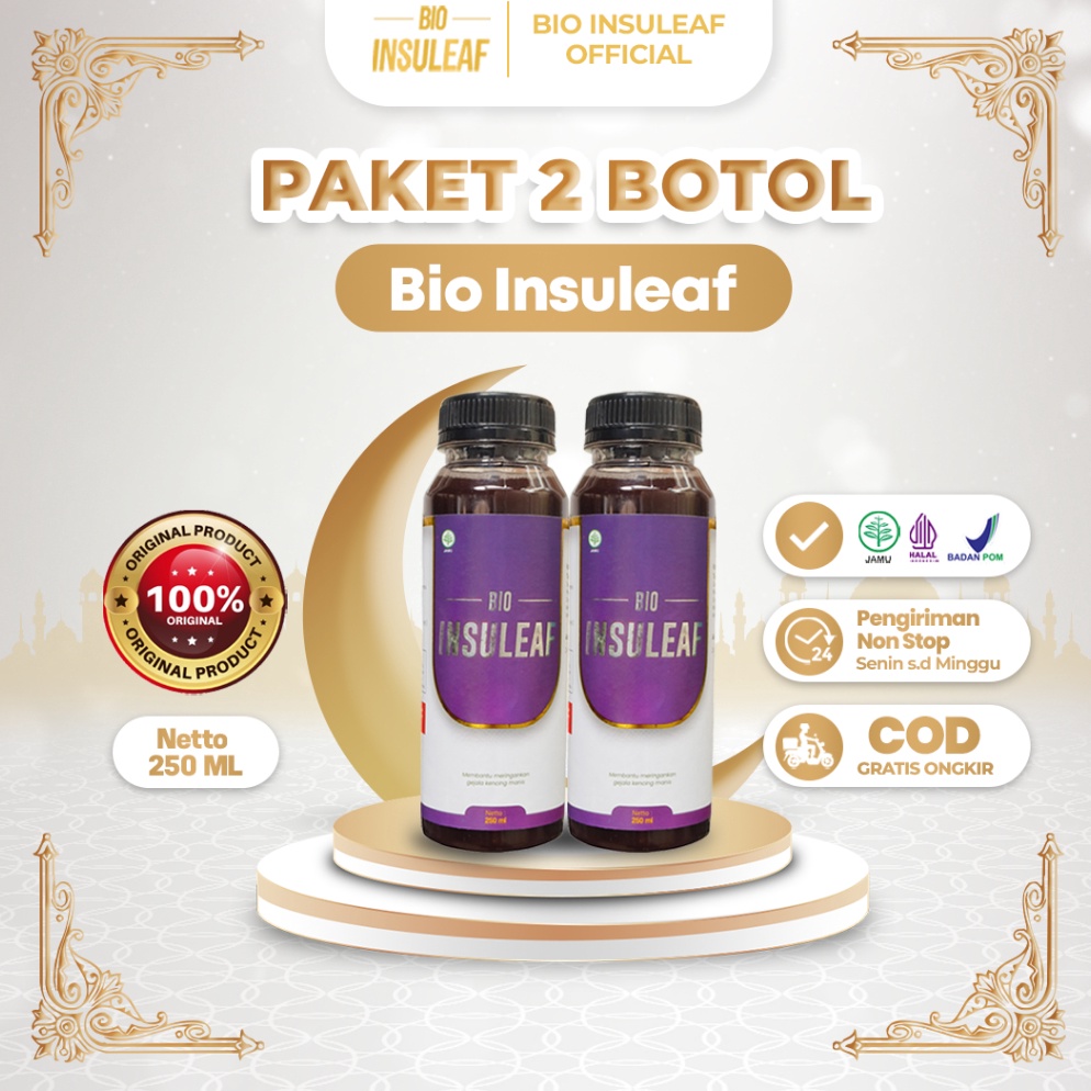 

Terlaris Bio Insuleaf Suplemen Herbal 2 Pcs