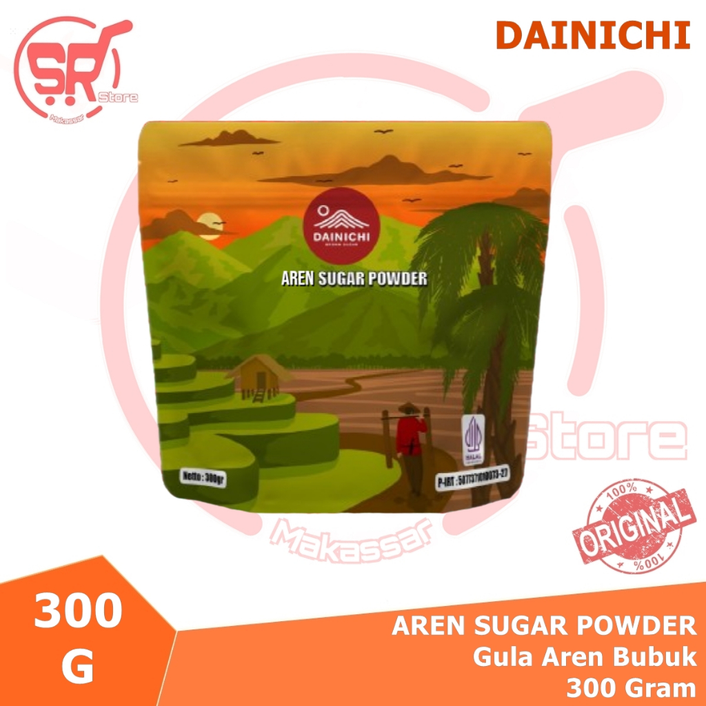 

Gula Aren Bubuk 300g - Aren sugar powder - PALM SUGAR DAINICHI ( SR Store MKS / SR Store Makassar )