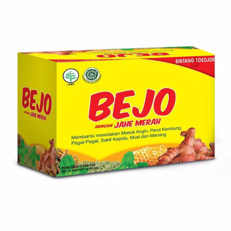 

Termurah Bejo Jahe Merah Herbal 15ml per Box isi 12 sachet