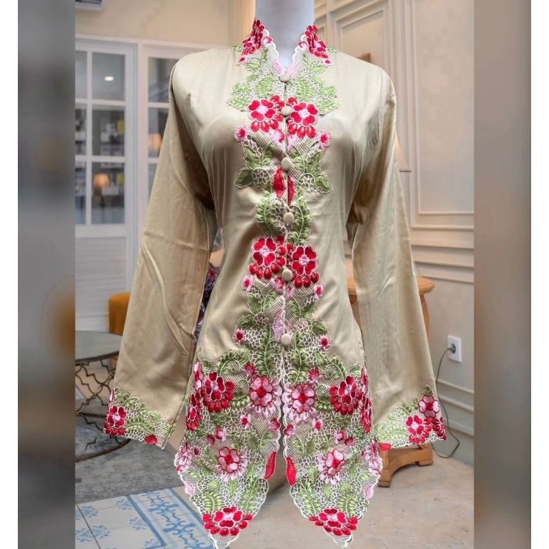 atasan kebaya encim toyobo bordir kebaya pesta wisuda kebaya modern super mewah