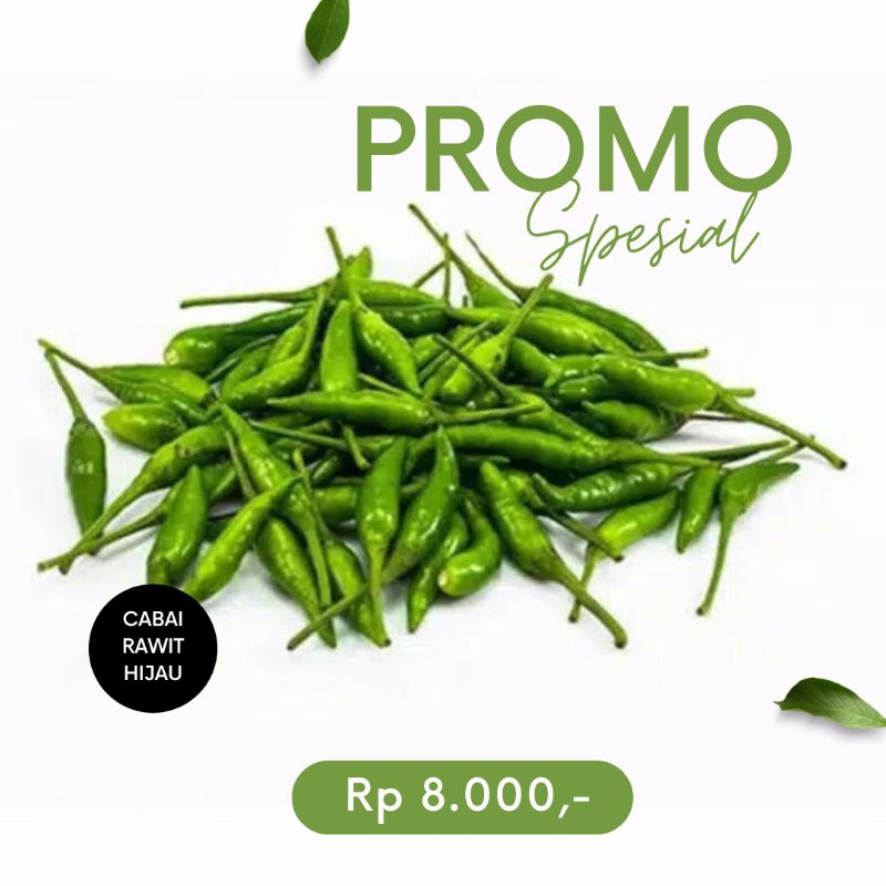 

Cabai Rawit Hijau Organik Super