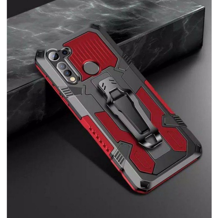 Hard Case Realme 9 9i 9 Pro 9 Pro+ Case H8 I-Crystal Transformer Robot Ironman Kickstand