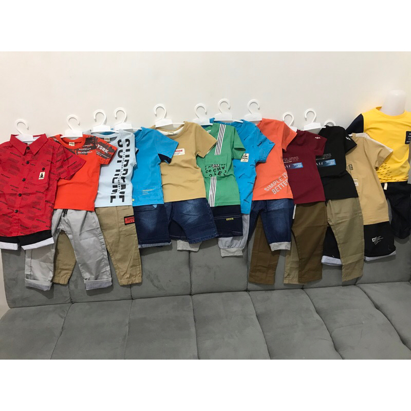 baju oneset anak cowok import korea quality premium