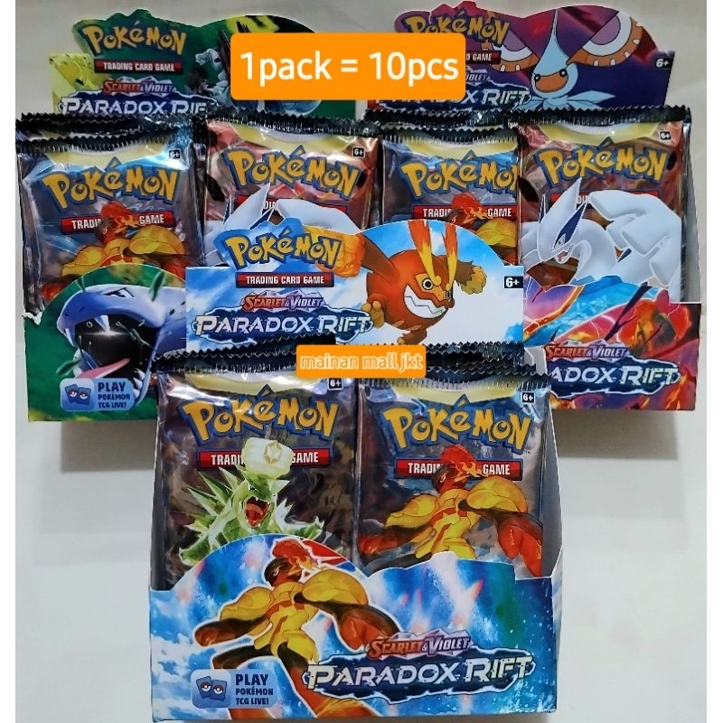Kartu Pokemon trading cards booster pack evolutions TCG per 1pack isi 10pcs/ 25pcs mainan kartu poke