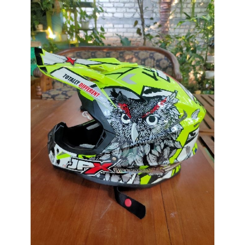 HELM JPX CROSS Kuning Stabilo Size XL
