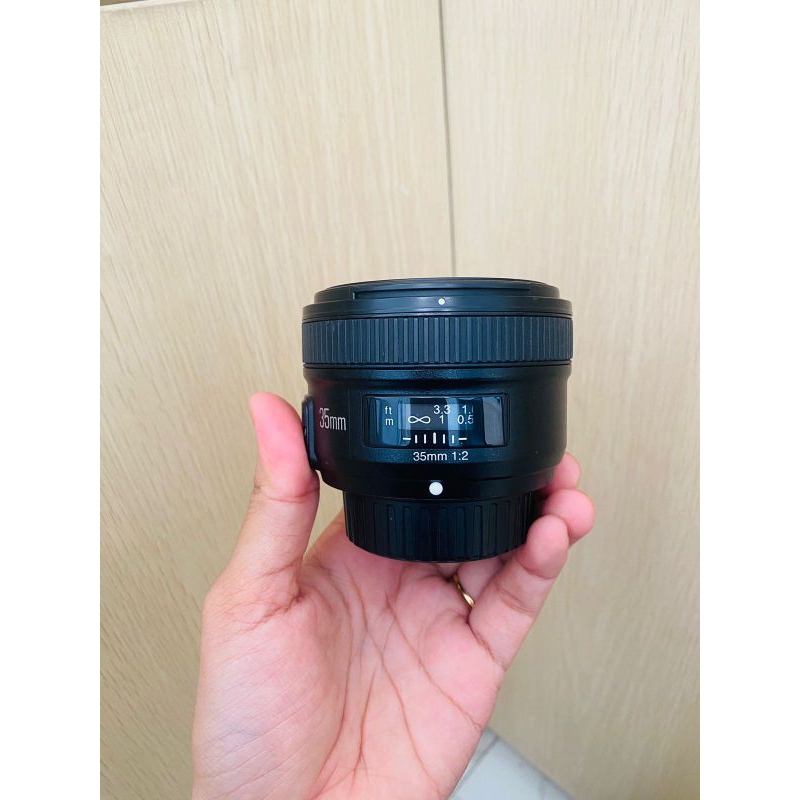 yongnuo 35mm f2 Second for Nikon Lensa Fix Super Bokeh