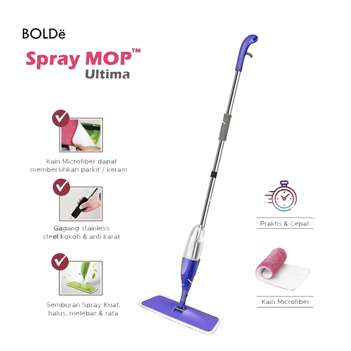 SPRAY MOP ULTIMA BOLDe Garansi 100% ORI