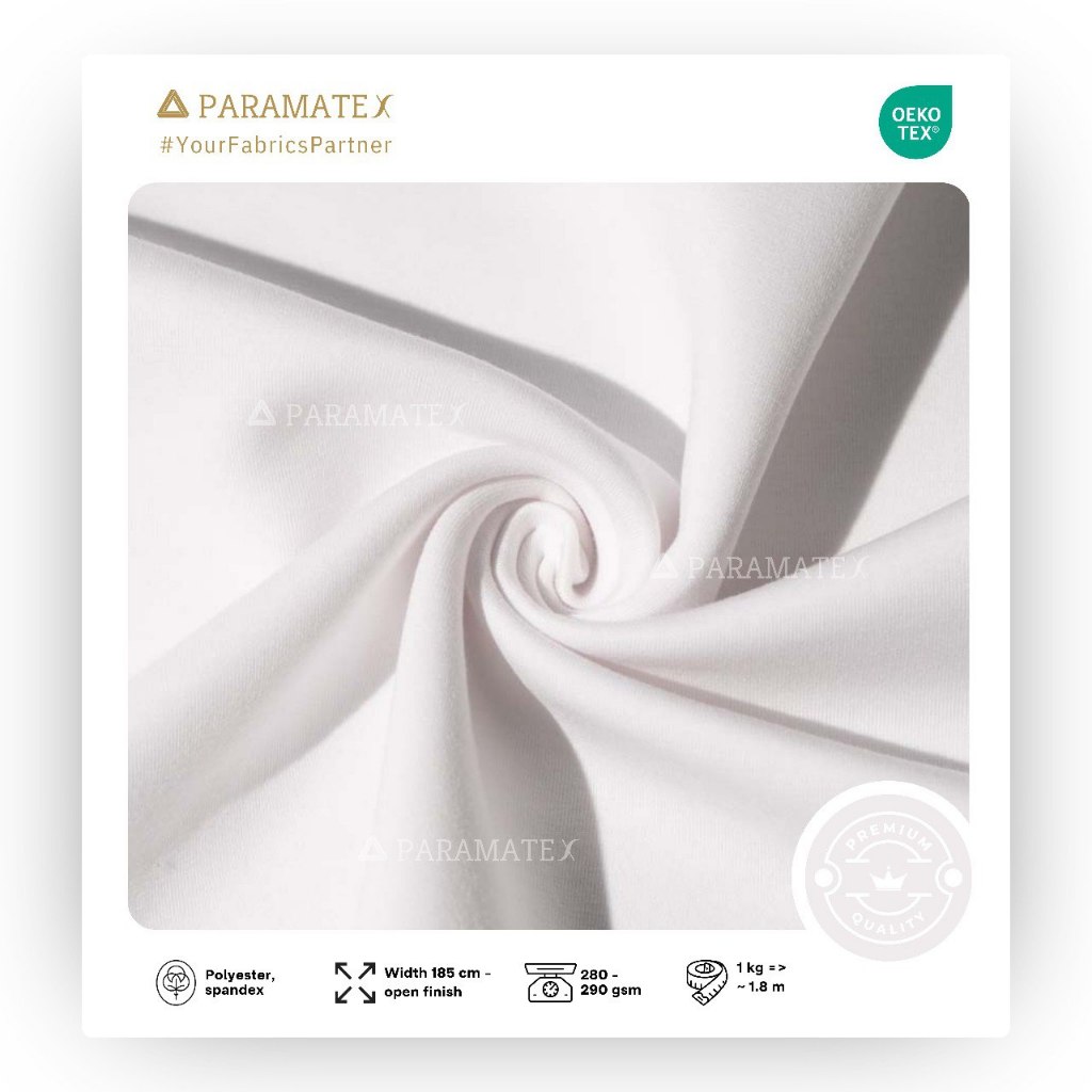 Paramatex Bahan Kain Casual Olympia Polyester Spandex Per Kg