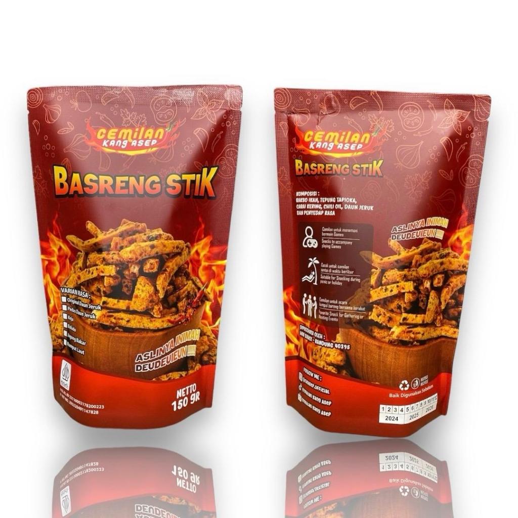 

Cikasep - Basreng Stik Premium Kemasan 150gr Ada 6pilihan rasa Camilan Food