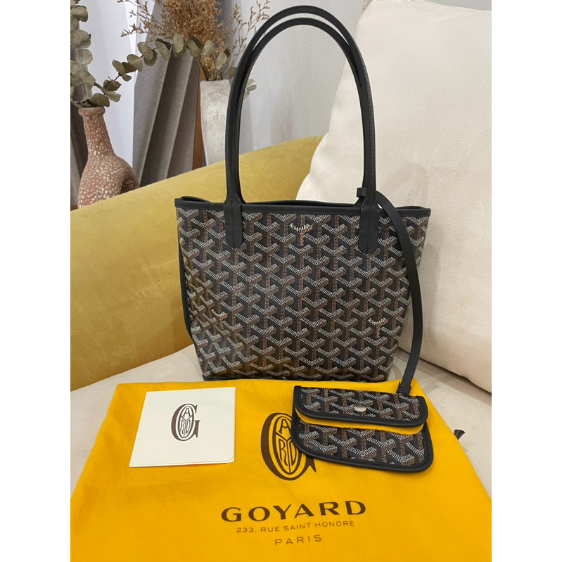 Goyard Mini Anjou Black 2023 / Goyard Bag Authentic