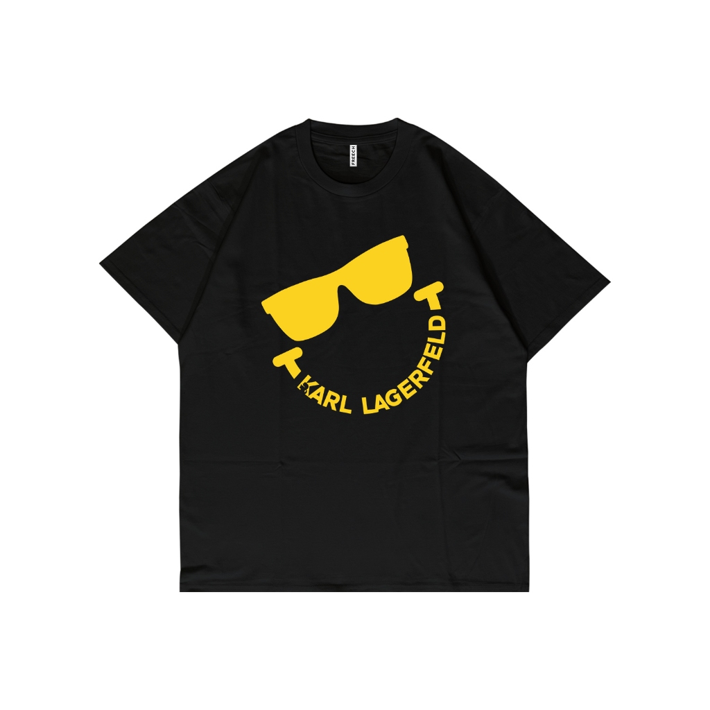 Kaos wanita pria KL paris smiley