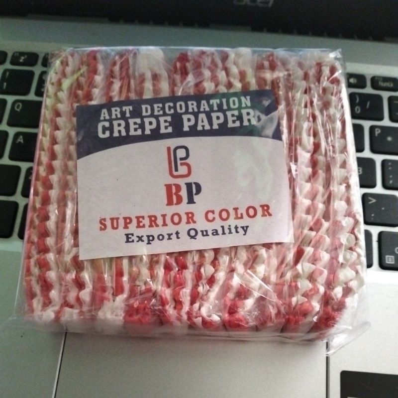 

(1pack)Kertas Krep Potong Merah Putih/Crape Paper/Kertas Hias/Art Decoration/Kertas Klobot
