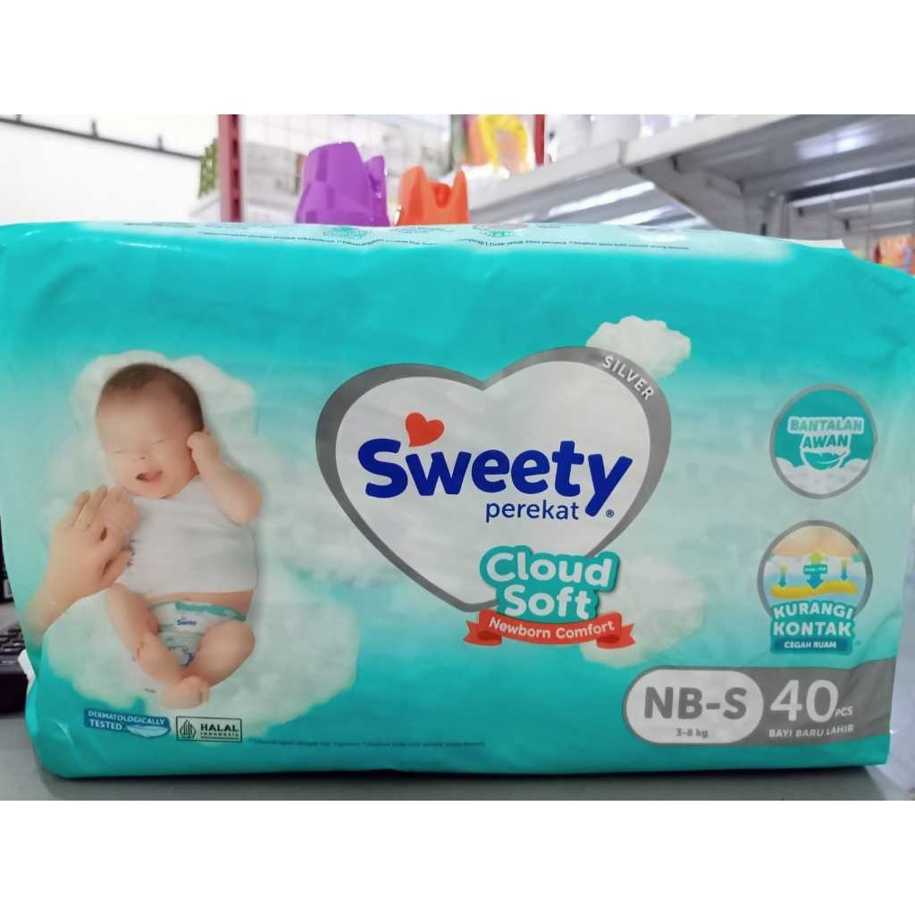 Sweety Silver Comfort/ Popok Newborn Nb-s40 Popok Perekat